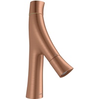 Hansgrohe Starck Organic Zweigriff-Waschtischmischer Brushed Red Gold