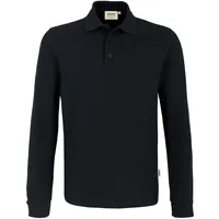 Hakro Longsleeve-Poloshirt Mikralinar® schwarz, XL