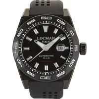 Locman Herrenuhr Stealth Automatik schwarz Ref. 0215 | Schwarz