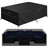 GARPROVM Abdeckung für Gartenmöbel, 600D Polyester Oxford, Wasserdicht, Anti-UV,