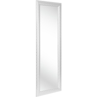 XORA Wandspiegel Silber Weiß rechteckig 50x150x3 cm