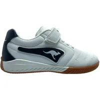 KangaROOS Unisex Kinder K5-drib Ev Sneaker, White Jet Black,