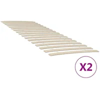 VidaXL Lattenroste mit 34 Latten 2 Stk. 70x200 cm