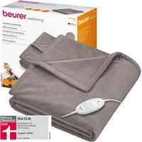 Beurer HD 75 Heizdecke, kuschelige Wärmedecke mit 6 Temperaturstufen,