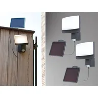 MeineWunschleuchte Extra helle LED Solarleuchte SET mit externem Solarmodul