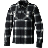 RST Brushed Textiljacke/Hemd - Schwarz/Weiß - L