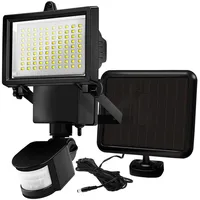 Lumi Jardin Solarscheinwerfer mit Sensor 1000LM COOPER BLACK