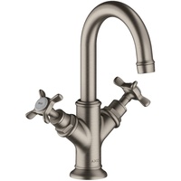 Hansgrohe Montreux Zweigriff Waschtischarmatur Edelstahl Optic