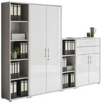BMG Möbel Aktenschrank Office Edition Set 22, Büroschrank abschließbar