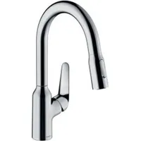 Hansgrohe Focus M42 Einhebel-Küchenmischer 180, Eco, 2 Strahlarten, chrom