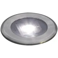 Konstsmide LED Solarbodeneinbaustrahler, Edelstahl, weisse LED