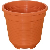 Geli 20x Übertopf Schwarz Braun Blumenkübel Pflanzenboxen Kräutergefäß Garten