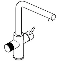 Grohe Blue Pure Minta Einzelarmatur, L-Auslauf, chrom