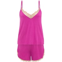 LASCANA Damen Shorty magenta Gr.44/46