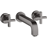 Hansgrohe Axor Citterio 3-Loch Waschtischarmatur Unterputz Auslauf 222mm, Kreuzgriffe,