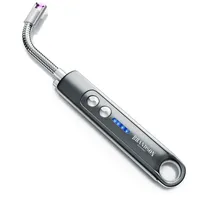Brandson - Stabfeuerzeug, Lichtbogen Feuerzeug elektrisch, 100 Zündvorgänge, USB