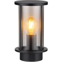GLOBO Außenleuchte Gracey Edelstahl 25,2 cm Schwarz Matt
