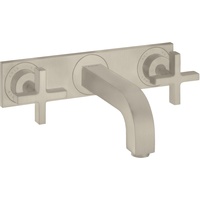 Hansgrohe Axor Citterio 3-Loch Waschtischarmatur Unterputz Auslauf 226mm, Kreuzgriffe,