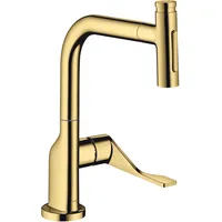 Hansgrohe Axor Citterio Einhebel-Küchenmischer Select 2jet mit Ausziehbrause sBox
