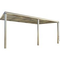 BECKMANN Exklusiv Gr. 7", grau (alu natur), B:508cm T:321,7cm,