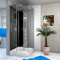 AcquaVapore AquaVapore Dampfdusche Duschtempel Sauna Dusche Duschkabine D38-03L3 80x80