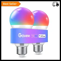 Govee Smart Glühbirne E27, WLAN LED Lampe RGBWW dimmbare