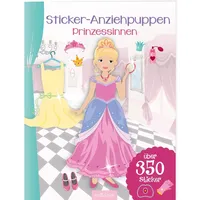 ArsEdition Sticker-Anziehpuppen – Prinzessinnen
