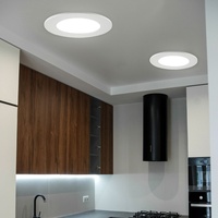 V-Tac LED Einbaustrahler flach LED Einbaupanel rund Einbau Deckenstrahler