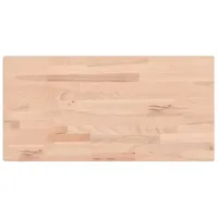 VidaXL Waschtischplatte 100x50x1,5 cm Massivholz Buche