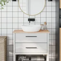 VidaXL Waschtischplatte 80x40x1,5 cm Massivholz Buche
