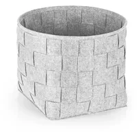 N8WERK Filz-Aufbewahrungskorb 40 x 40 x 40 cm grau