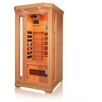 Purehaven Infrarotkabine 90x90x190 cm aus Pacific Coast Hemlock-Holz Bluetooth-Soundsystem