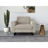 PLACES OF STYLE Loveseat »Pinto«, mit Keder, Metallfüßen und