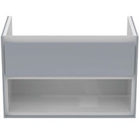 Ideal Standard Connect Air Waschtischunterschrank E0827EQ, Hellgrau glänzend/weiss matt,