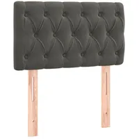 VidaXL Kopfteil Dunkelgrau 80x7x78/88 cm Samt