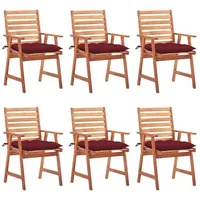 VidaXL Gartenstuhl 62 x 62 x 92 cm rot