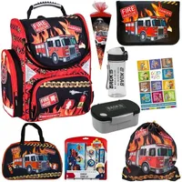 Goldkids Feuerwehr Firefighters Schulranzen Grundschule ergonomischer Ranzen Federmappe Federtasche