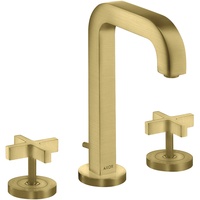 Hansgrohe Axor Citterio 3-Loch Waschtischarmatur 170, Zugstangen-Ablaufgarnitur, Auslauf 140mm,