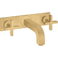 Hansgrohe Axor Citterio 3-Loch Waschtischarmatur Unterputz Auslauf 226mm, Kreuzgriffe,