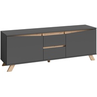 ByLIVING TV-Board VALENTIN, Breite 160, cm (Eiche-Optik)