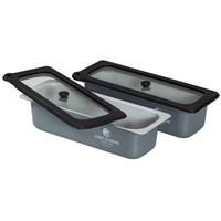 CHEF CUISINE Vakuumbehälter 2er-Set – Vakuumbehälter groß mit Deckel