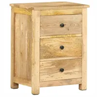 VidaXL Nachttisch 45x35x60 cm Massivholz Mango