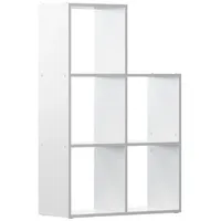 Vicco Treppenregal Aramis, Weiß, 73 x 108 cm, 5