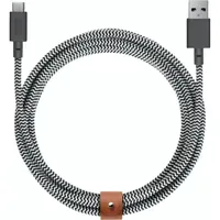 Native Union Belt Cable USB-A to USB-C 3m Zebra