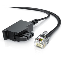 CSL - 15m Telefonkabel TAE-F Stecker auf RJ11 Stecker