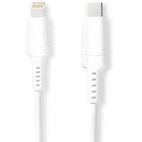 Nedis Lightning Kabel für iPad, iPhone, iPod, Weiß