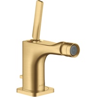 Hansgrohe Axor Citterio E Einhebel-Bidetmischer mit Zugstangen-Ablaufgarnitur - Brushed