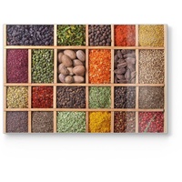 Deqori Schneidebrett aus Glas | groß 30x20 cm |