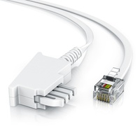 CSL - 15m Telefonkabel TAE-F Stecker auf RJ11 Stecker