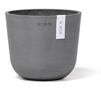 Ecopots Pflanztopf Oslo Mini Grau 16 cm x 14